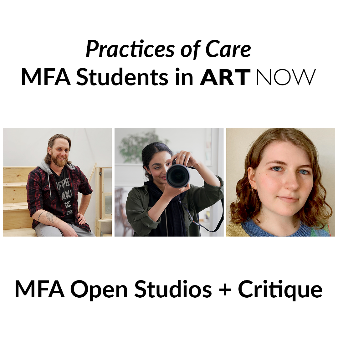 Art NOW and MFA Open Studios 2023 Notice Board